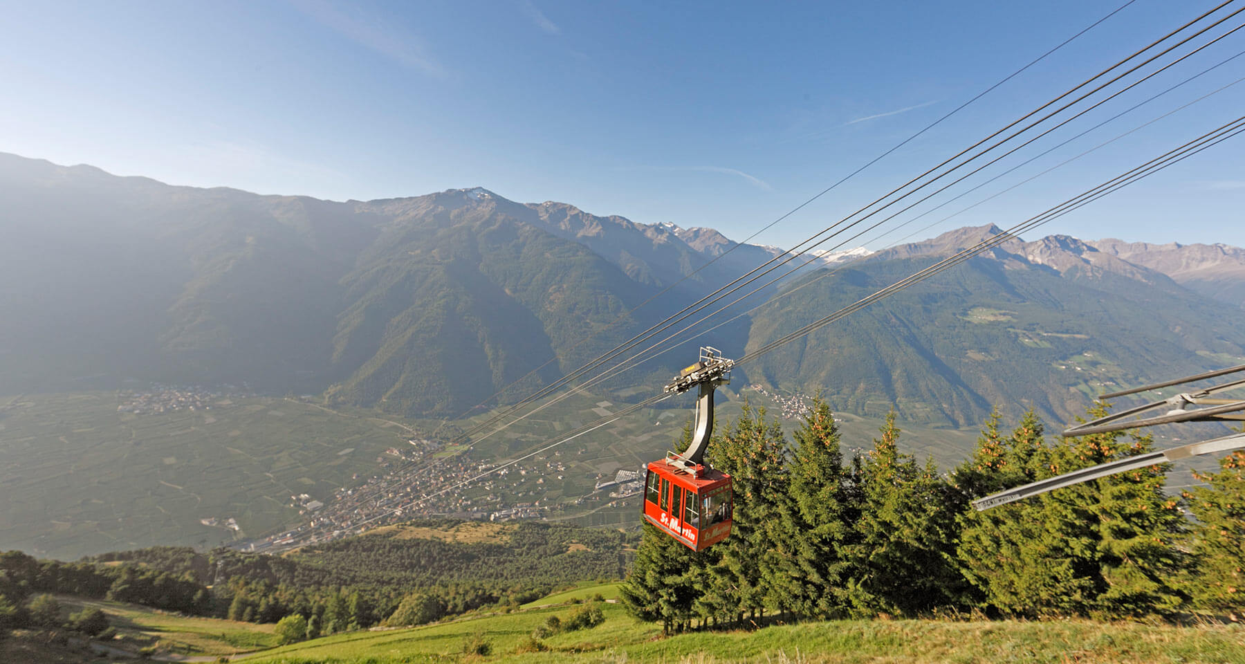 Bildergalerie - Aktiv - Bergbahn hoch über Latsch - Matill