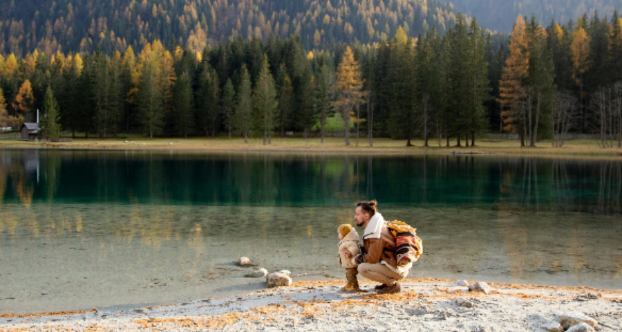 Alleinreisende mit Kinder