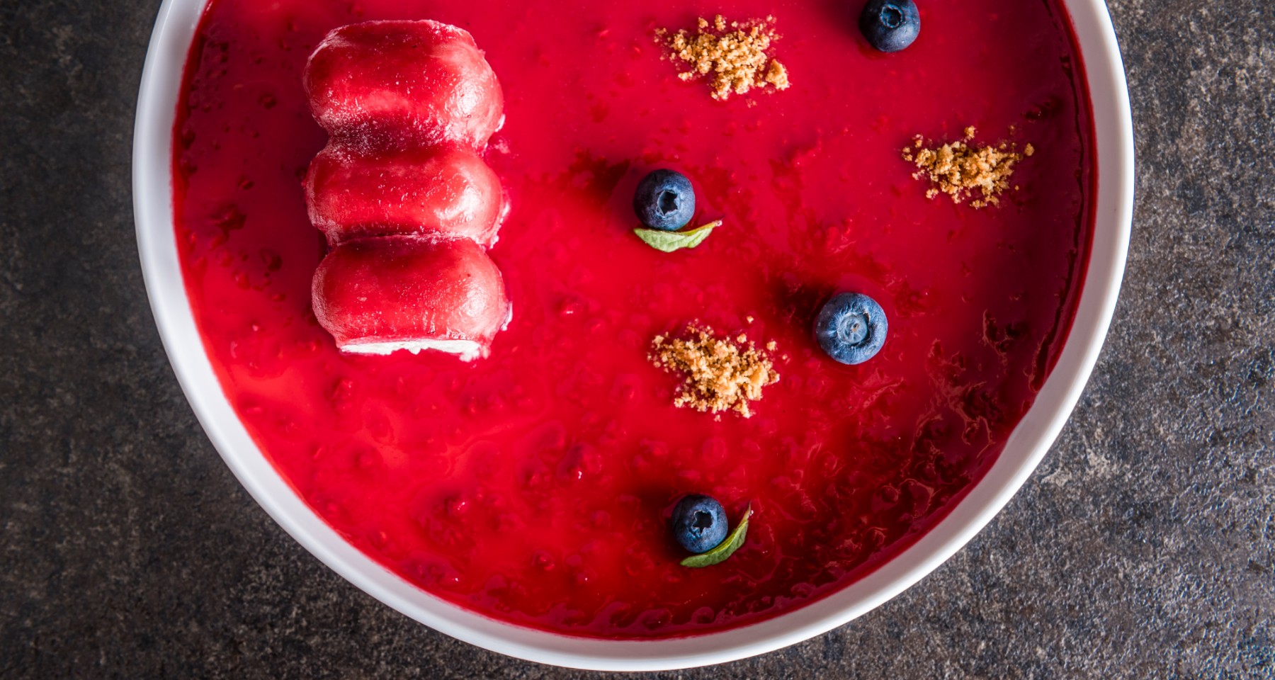 Bildergalerie - Genuss - Dessert mit Früchten Detailaufnahme - Matill